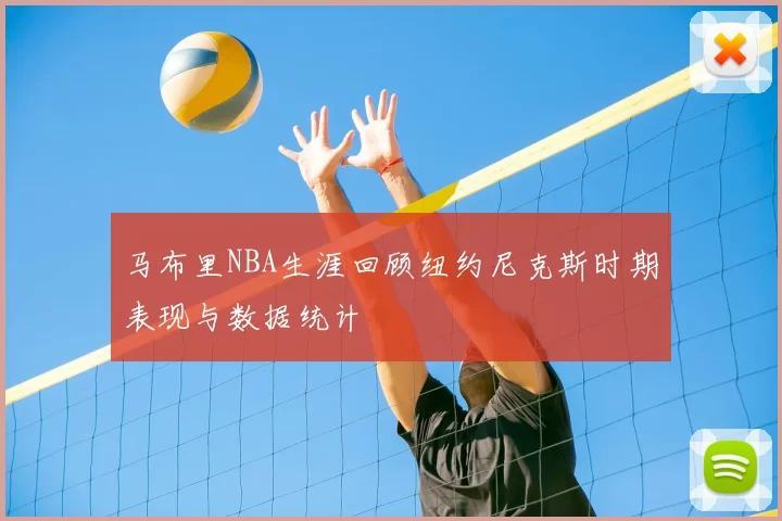 马布里NBA生涯回顾纽约尼克斯时期表现与数据统计