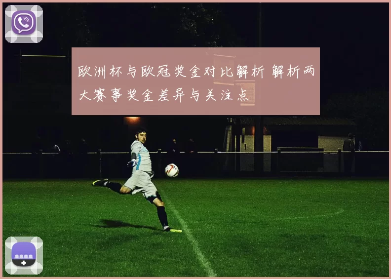 欧洲杯与欧冠奖金对比解析 解析两大赛事奖金差异与关注点